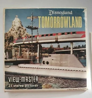 Sawyer's A179 Disneyland Tomorrowland Anaheim CA View-master Reels Packet • $28