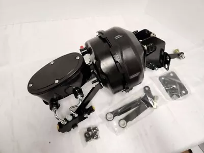 FITS Mopar A B E Body Black Out 9  Power Booster Master Cylinder Disc Drum Kit • $264.65