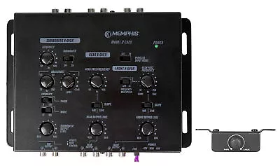 Memphis Audio CX23 3 Way Car Electronic Crossover Processor With Bass Remote • $94.95