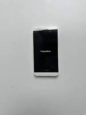 Blackberry Z10 Verizon  Unlocked To GSM Rare White Color Good Condition • $39.70