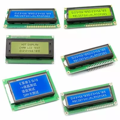 $3.25 • Buy LCD Module ,1602A Blue ,Yellow,Gray, 16x2 Arduino Parallel Pi Serial IIC/I2C