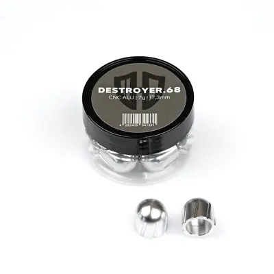 12x DESTROYER.68 | CNC ALUMINIUM | 7g | 17.3 Mm |silver| HDR68 | HDS68 | FSC | Milsy • $50.03