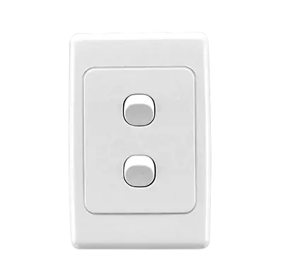 2 Gang Light Switch Electrical Vertical • $9