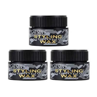 Gatsby Hair Wax / Mens Hair Styling Ultra Hard Wax / 80g X 3ea • $37.99