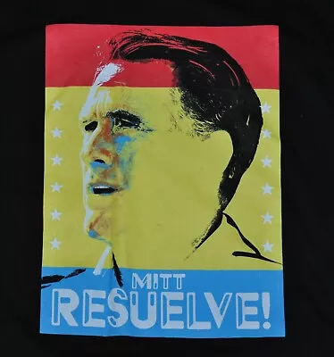 Tshirt Medium Mitt Romney Resuelve Politics President Mormon 20 Inches Pit 2 Pit • $10