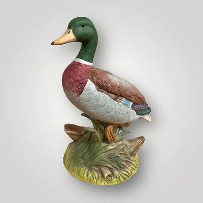$18.50 • Buy Andrea By Sadek Mallard Duck Porcelain Figurine 5.25” 9630 Vintage