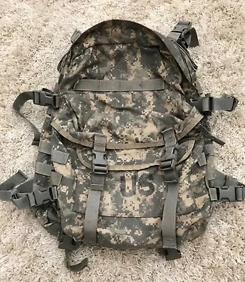 USGI MOLLE II 3 Day Assault Pack ACU Includes Stiffener & FoamCore Backing • $29