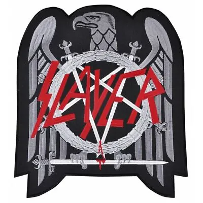 Slayer Embroidered Sew-on Back Patch | Eagle American Thrash Metal Band Logo • $21.99