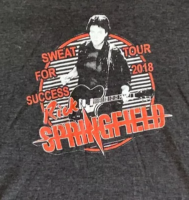 Rick Springfield T Shirt 80s Rock T Shirt Mens XL Concert T Shirt • $11.39