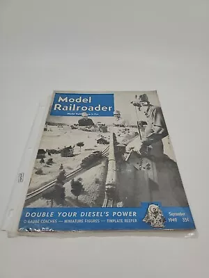 Model Railroader Magazine September 1949 • $9.99