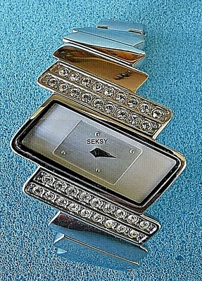£17.50 • Buy Sekonda Seksy Crystal Trapeze Case Bracelet Watch