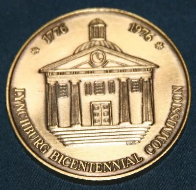 $6 • Buy 1786-1986 Lynchburg, VA Bicentennial Commission Bronze Medal