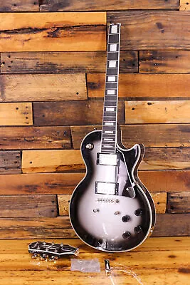 Epiphone Les Paul Custom Limited-Edition Electric Guitar Silver Burst DAMAGED • $409