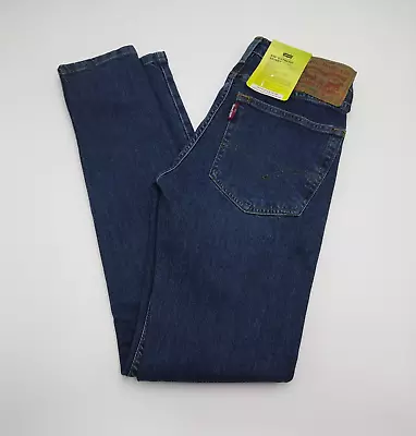 Levi's 519 Extreme Skinny Hi Ball Jeans W30 Blue Men's Zip Low Stretch Flex • £39.99