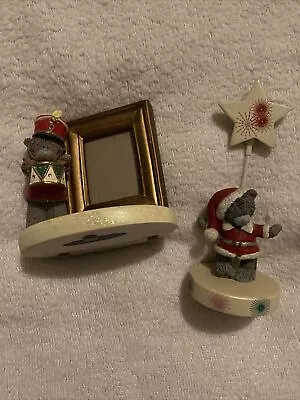 £3 • Buy ME TO YOU Tatty Ted Photo Holders Christmas Edition X2 🐻