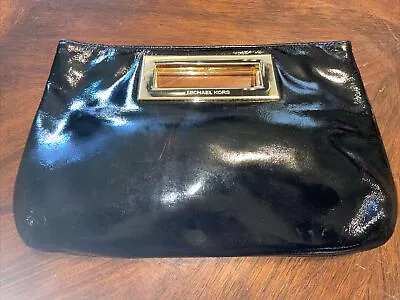 Michael Kors Black Berkley Clutch • $30