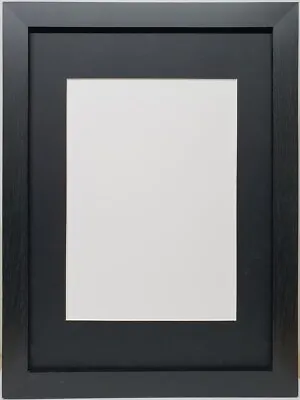 Black Frame Black Mount A2 Frame Size For A3 Picture • £10.25