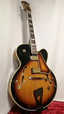 Ibanez GB5 George Benson Sunburst Gold Hardware Made In Japan 1995 Hollow Guitar • $4817