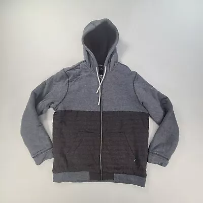 O'Neill Sweater Adult Medium Gray Hoodie Lakota Colorblock Full Zip Mens • $41.99