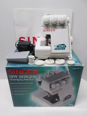 Singer Tiny Serger Overedging Machine Sewing Model TS380A  + Manual/Accessories • $31