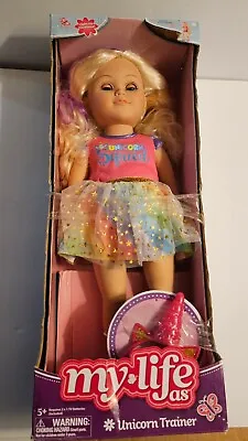 My Life As 18  Doll Unicorn Trainer NEW. BLONDE NEW  • $34