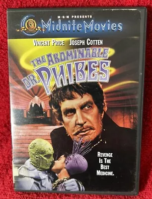 The Abominable Dr. Phibes (DVD 2001) - Midnite Movies Vincent Price • $5