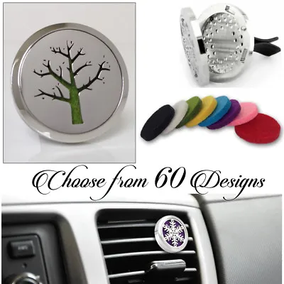 $10.45 • Buy FRAGRANCE & ESSENTIAL OIL DIFFUSER Stainless CAR AIR VENT FRESHENER Aromatherapy