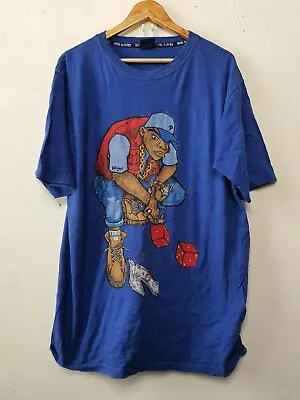 Vintage Bignd Players Shirt Adult Extra Large Blue Hip Hop Y2K Style Rap 1990s • $51