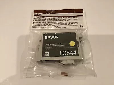 Epson T0544 Yellow Ink Cartridge Stylus Photo R800 R1800 Sealed • $7.81