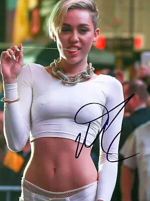 Miley Cyrus Autographed 8x10 Photo Reprint • $7