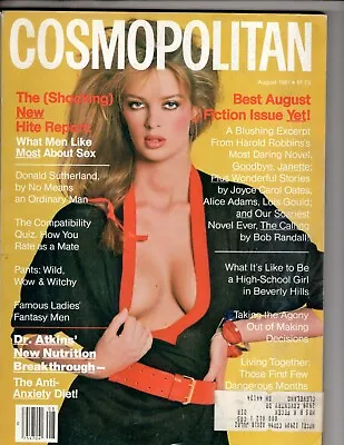 Cosmopolitan Magazine August 1981 EVELYN KUHN HOFFMAN DICKINSON GARL • $16.14