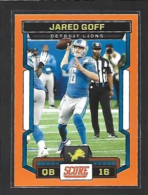 2023 Score Football Orange Jared Goff #79 Detroit Lions • $1.59