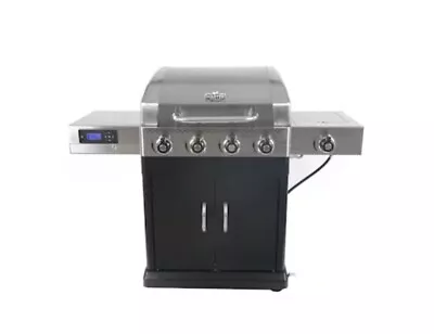 MASTER FORGE  5Burner Propane Grill With Side Burner. 2 Meat Temperature Probes • $300