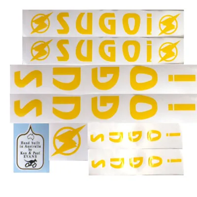 Sugoi Decals For Vintage Bicycle Choices One Set Per Sale • $58