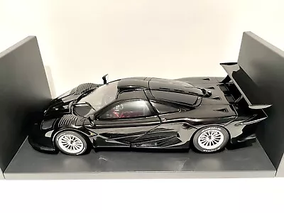 UT Models Mclaren F1 GTR Longtail Road Car 1/18 Scale Black Diecast Model Car • $139