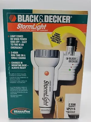 Black & Decker StormLight VersaPak VP215 3.6V Home Emergency Light Flashlight   • $44.96