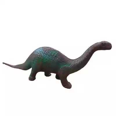 Vintage Marx Brontosaurus Brown 7.5  Long Neck Dinosaur • $10