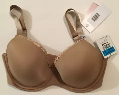 NWD Calvin Klein Seductive Comfort Customized Lift Bra Beige 32DDD • £12.34