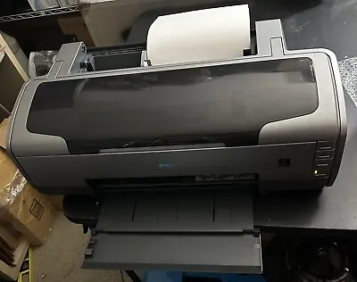 Epson Stylus Photo R1800 Digital Photo Inkjet Printer FOR PARTS But Runs • $149