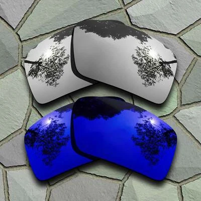 $14.99 • Buy US Silver&Violet Blue Polarized Lenses Replacement For-Oakley Eyepatch 2
