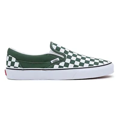 Vans Classic Slip-On Checkerboard Colour Theory Green • £39.99