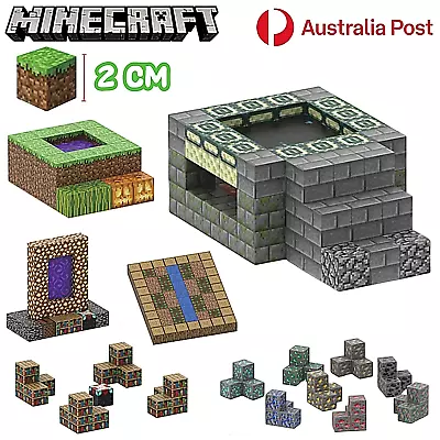 Minecraft Magnetic Building Blocks Set Magnet Children Educational Toy Kids Gift • $21.31