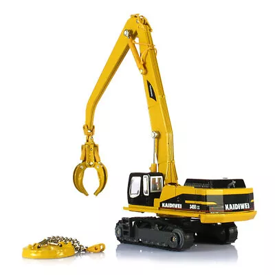 1:87 Scale Material Handler Crane Toys For Boys Diecast Construction Vehicle • $30.33