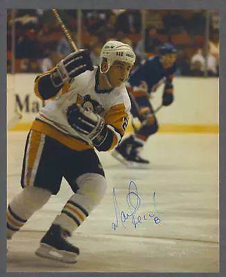 Mark Recchi Rookie Signed Penquins Color 8 X 10 Photo • $26