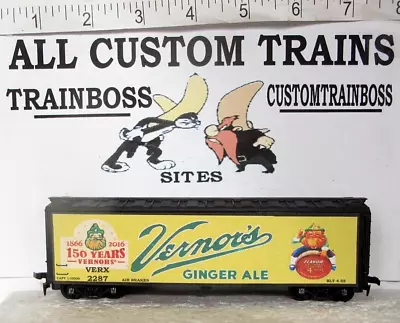 Ho Scale Custom Lettered Vernors Collectible Reefer Lot 20 Also Avail In O Scale • $33.99