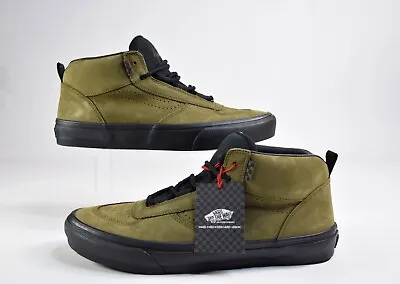 Vans Skate MC96 VCU Mike Carroll Dark Olive Skate Shoes | Men's Size 11.5 • $99.98