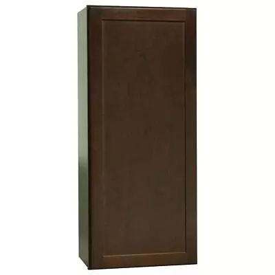 Hampton Bay Kitchen Wall Cabinet 18  X 12  X 42  Furniture Board Java Brown • $313.19