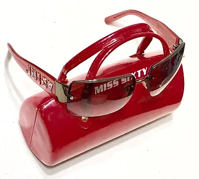 Pre-owned Ladies’ JUICY Woman's Sunglasses Made In Italy Miss Sixty Case Red • £147.27