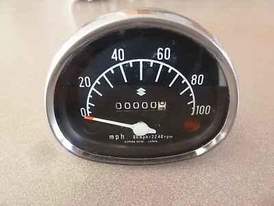 1965 1966 1967 Suzuki B100 B120 Speedometer Nos New • $68