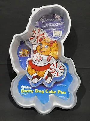 $22.50 • Buy Vintage Dotty Dog Cheerleader Get Along Gang Cake Pan Baking Mold Wilton 1985